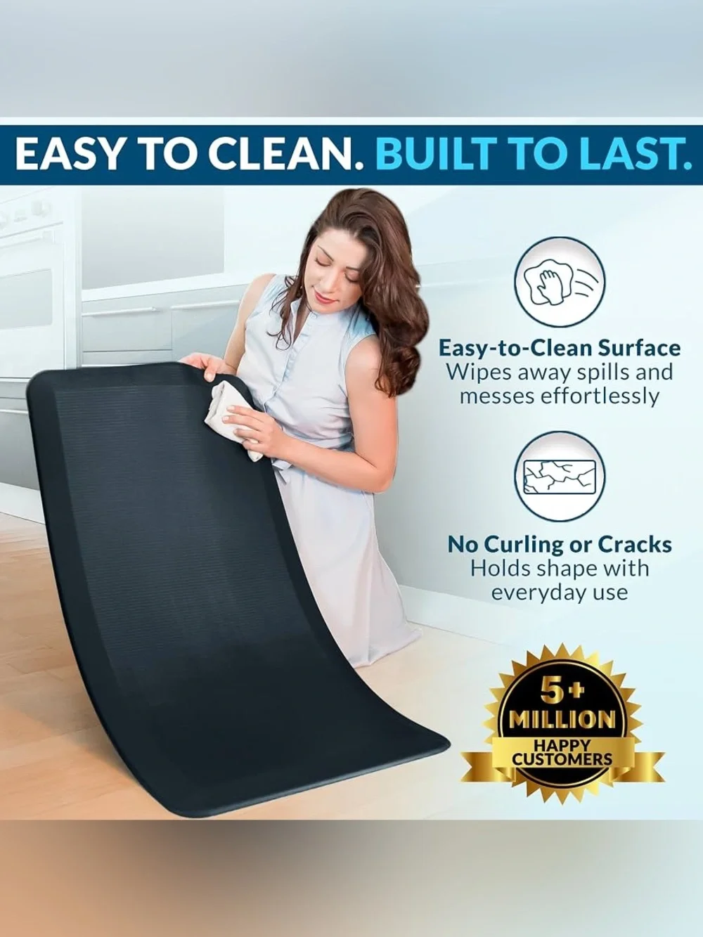 ComfiLife Anti Fatigue Floor Mat - 3/4 Inch Thick